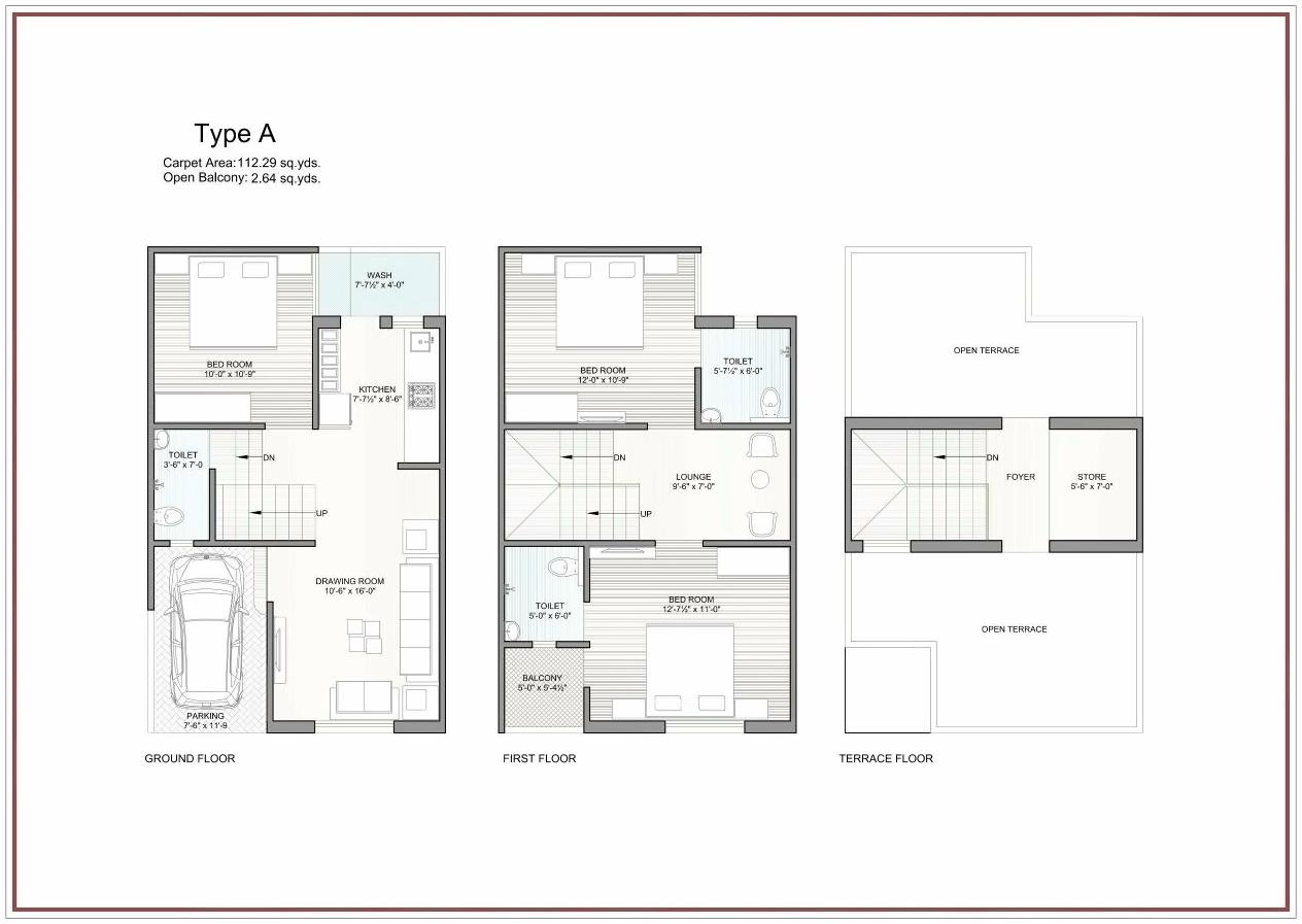 Layout of real estate project Bhagirath South Park located at Lambha, Ahmedabad, Gujarat