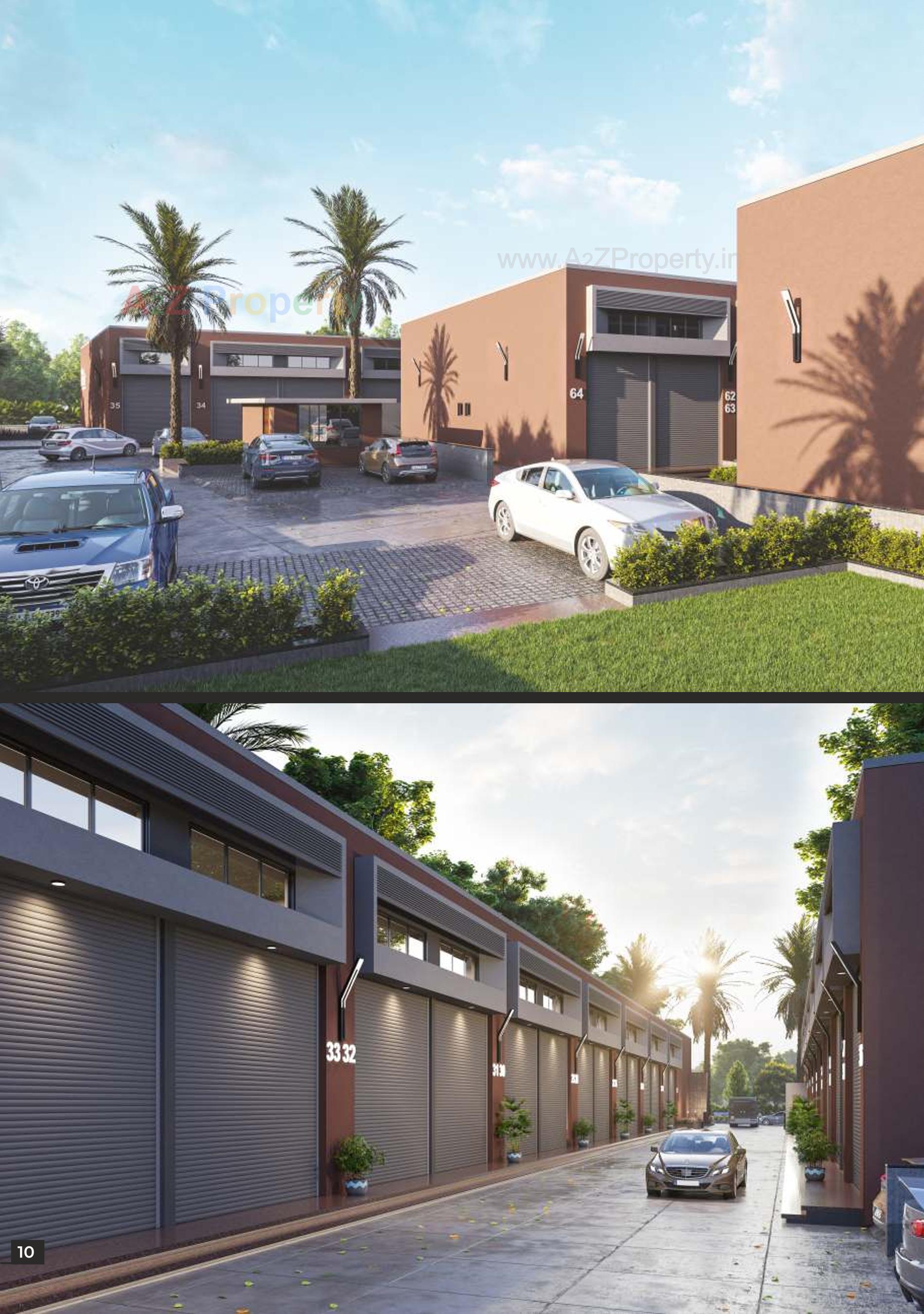 3D Elevation of real estate project Bhagwat Ambit located at Kathwada, Ahmedabad, Gujarat