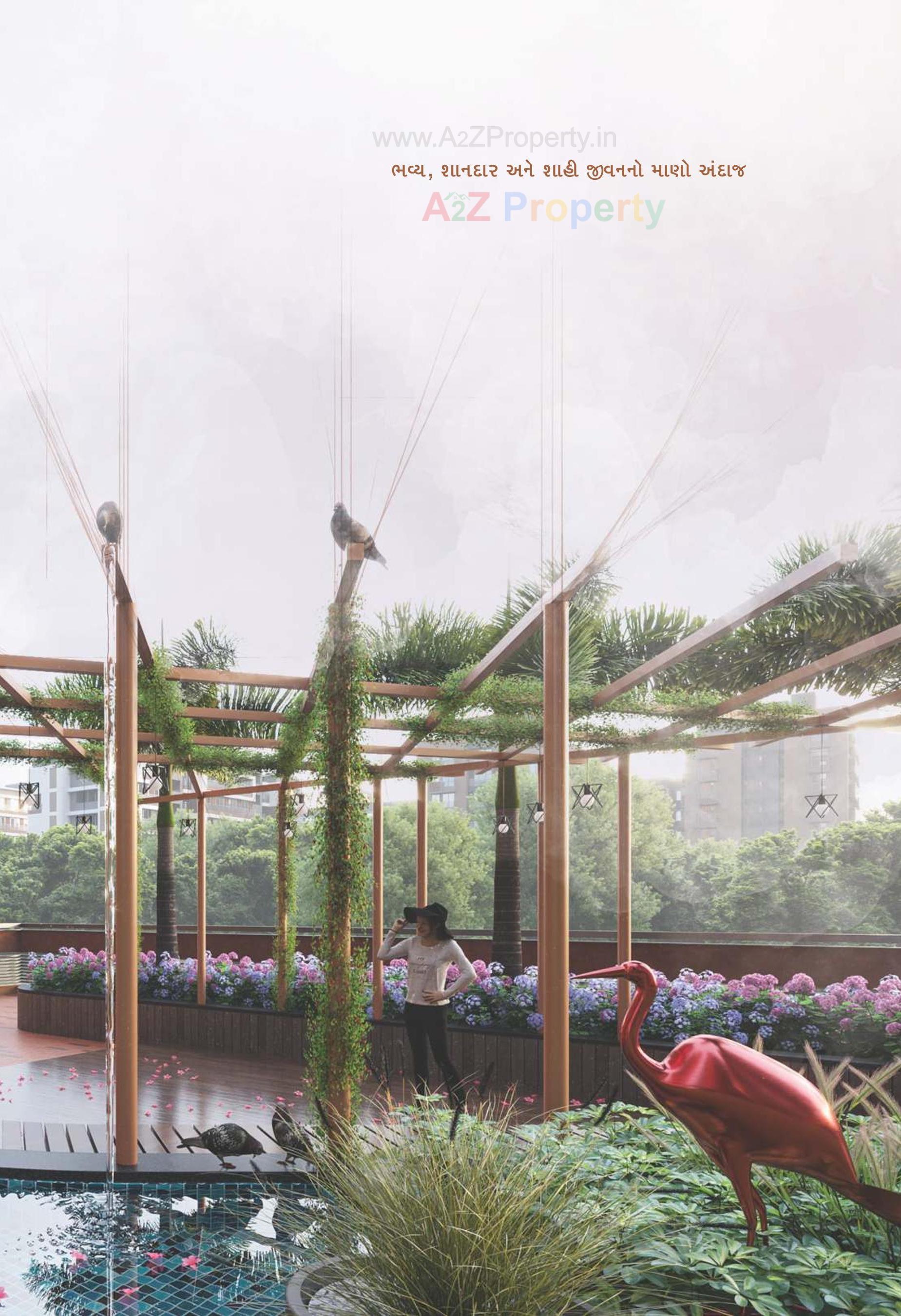 3D Elevation of real estate project Bhagwat Elysium located at Nikol, Ahmedabad, Gujarat