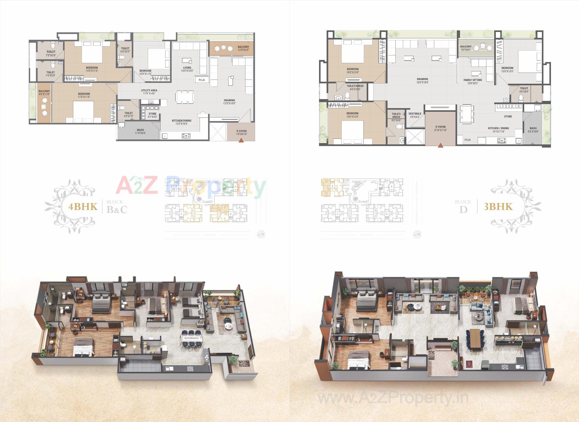 Layout of real estate project Bhagwat Elysium located at Nikol, Ahmedabad, Gujarat