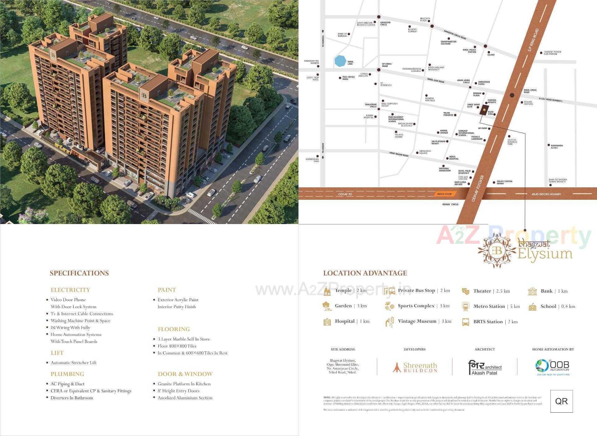  of real estate project Bhagwat Elysium located at Nikol, Ahmedabad, Gujarat