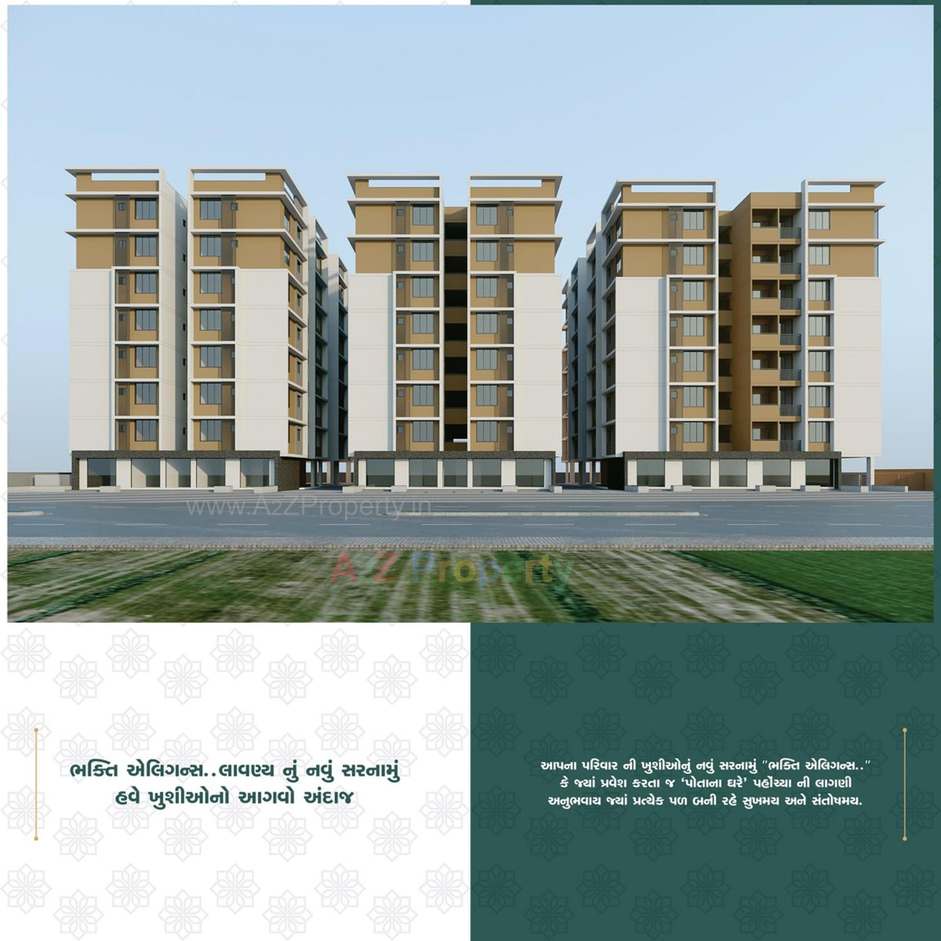 3D Elevation of real estate project Bhakti Elegance located at Naroda, Ahmedabad, Gujarat