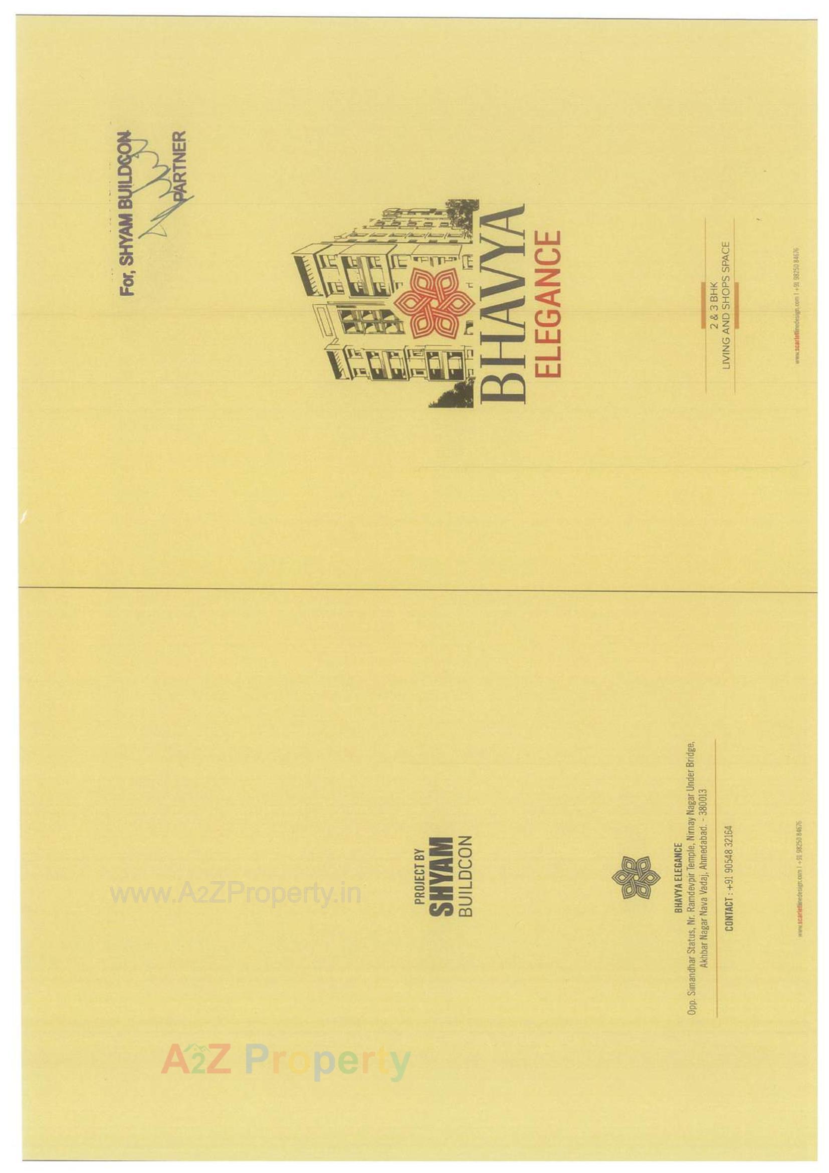  of real estate project Bhavya Elegance located at Vadaj, Ahmedabad, Gujarat