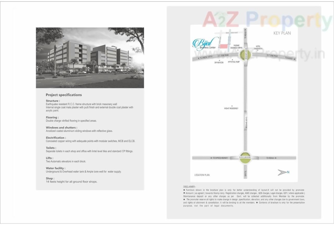  of real estate project Bijal Business Centre located at Aslali, Ahmedabad, Gujarat