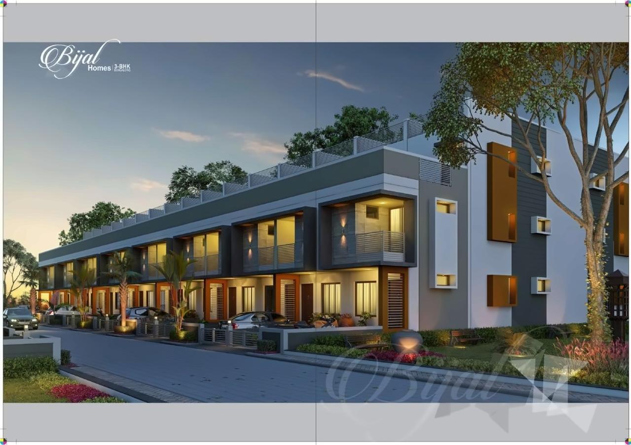 3D Elevation of real estate project Bijal Homes located at Vatva, Ahmedabad, Gujarat