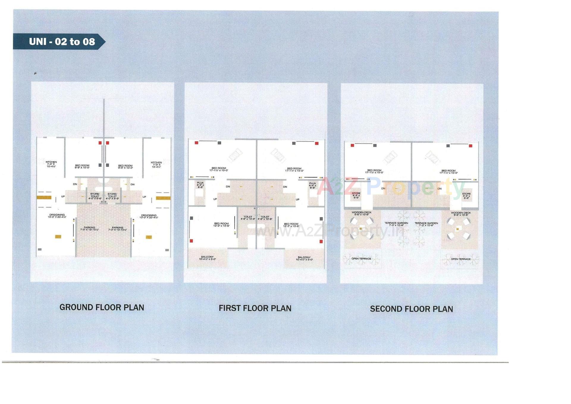Layout of real estate project Bileshwar Kutir located at Bareja, Ahmedabad, Gujarat