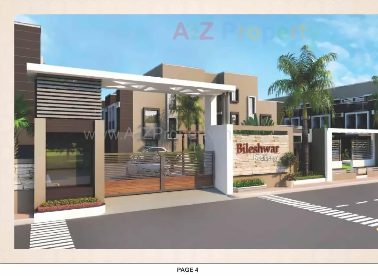 3D Elevation of real estate project Bileshwar Residency located at Bareja, Ahmedabad, Gujarat