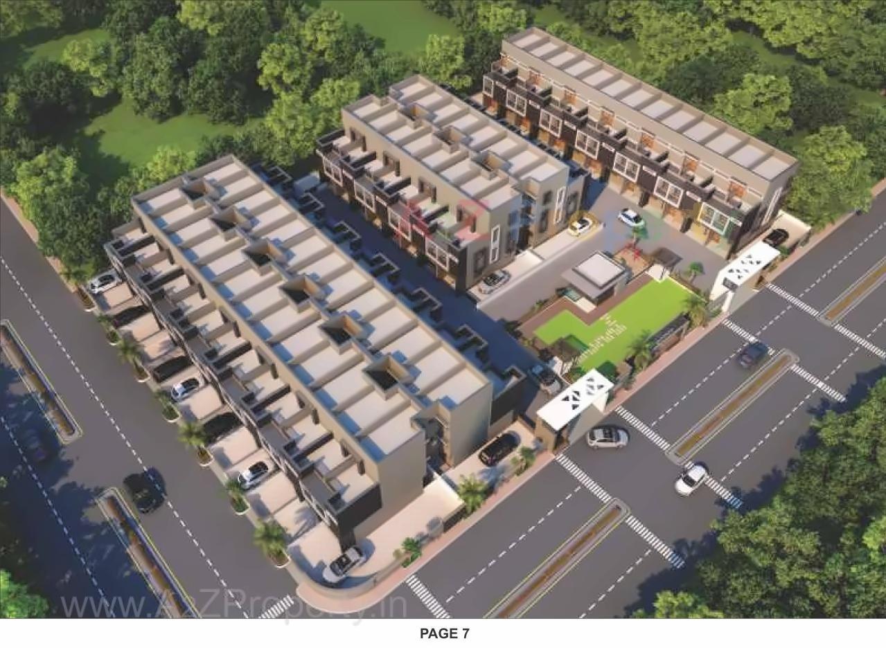 3D Elevation of real estate project Bileshwar Residency located at Bareja, Ahmedabad, Gujarat