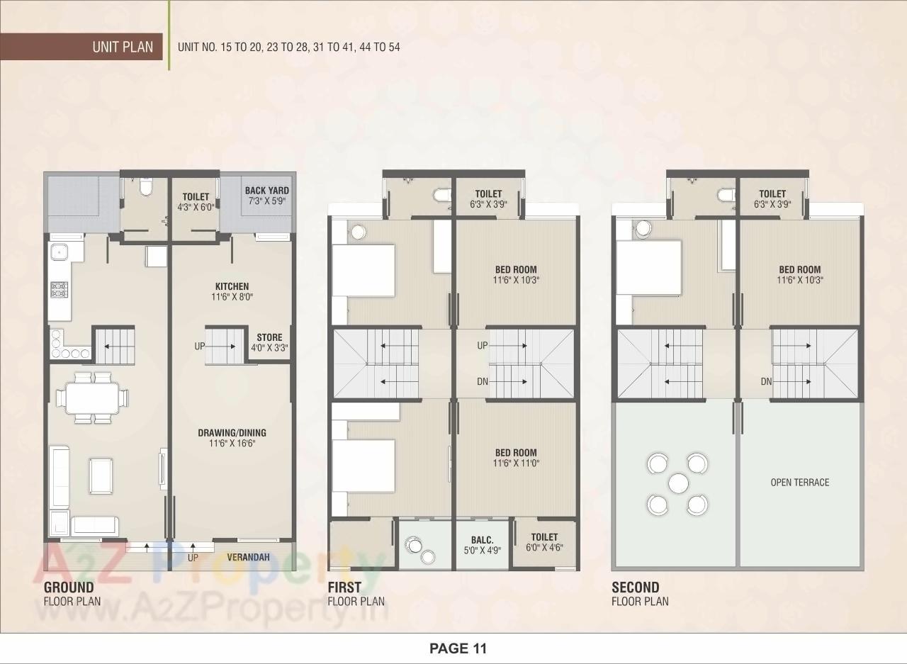 Layout of real estate project Bileshwar Residency located at Bareja, Ahmedabad, Gujarat