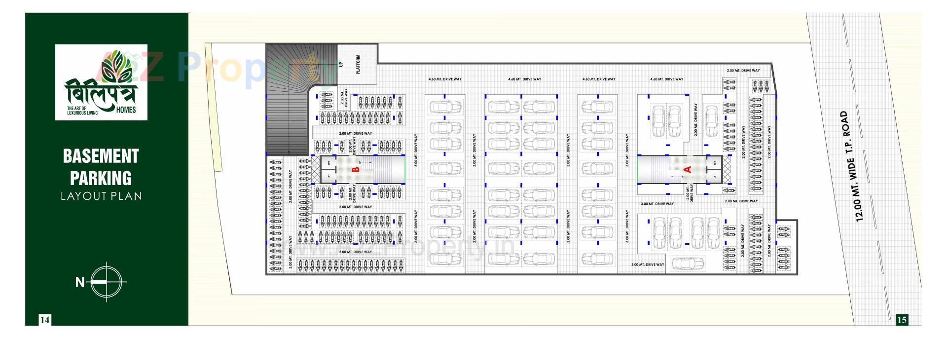 Layout of real estate project Bilipatra Homes located at Nikol, Ahmedabad, Gujarat