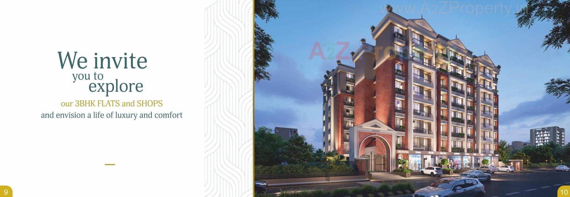 3D Elevation of real estate project Bilipatra located at Vastral, Ahmedabad, Gujarat