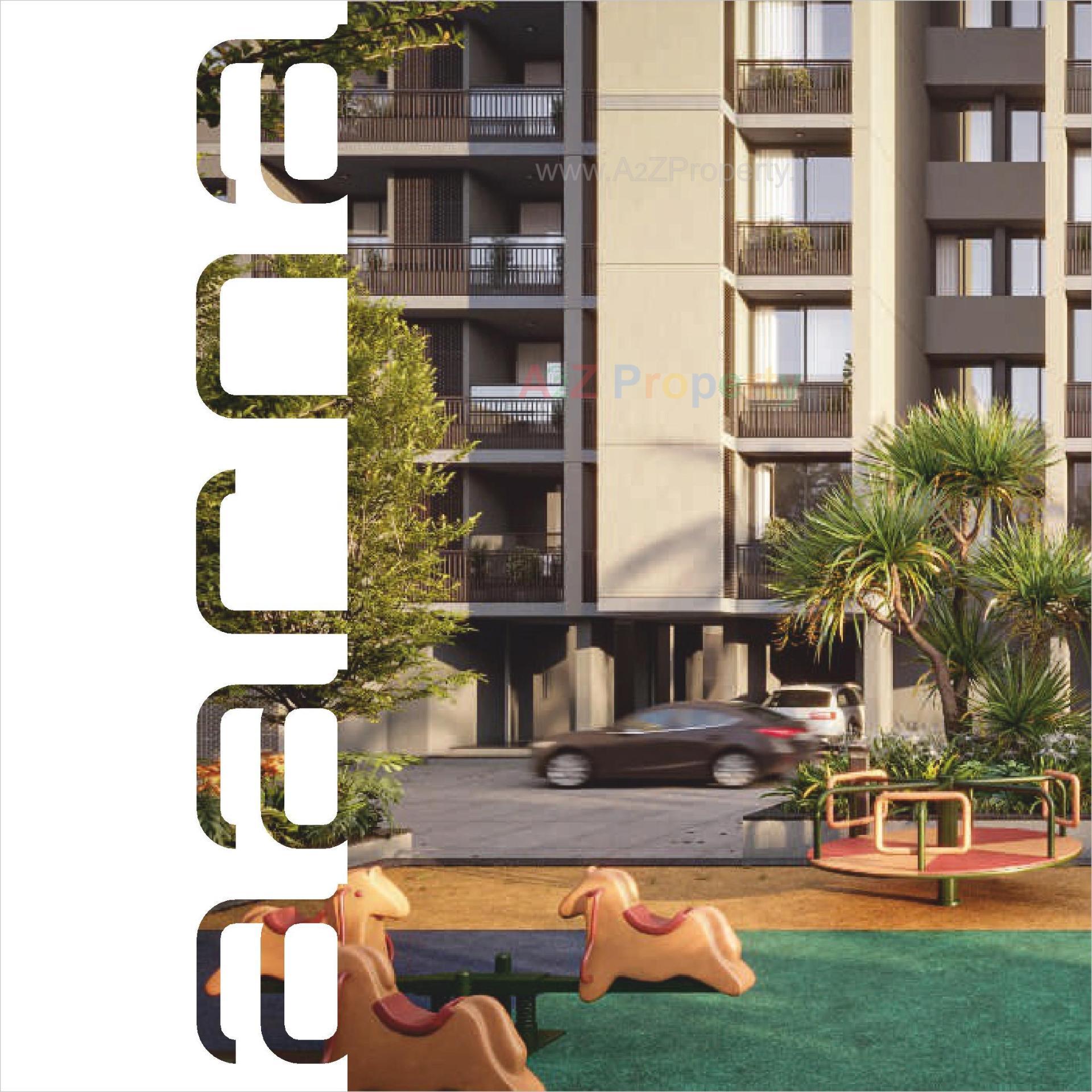 3D Elevation of real estate project Binori Aarna located at Ambali, Ahmedabad, Gujarat