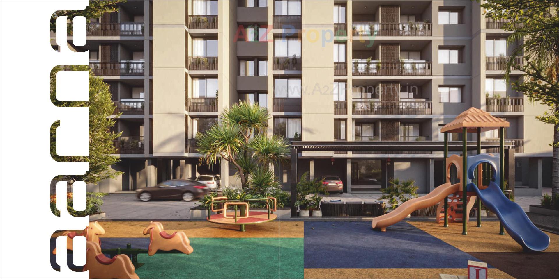 3D Elevation of real estate project Binori Aarna located at Ambali, Ahmedabad, Gujarat