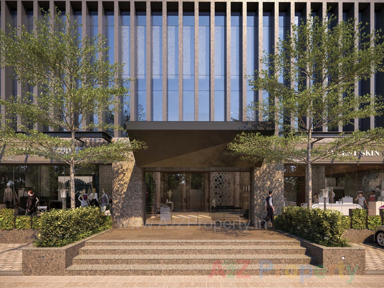 3D Elevation of real estate project Binori Bsquare located at Ambli, Ahmedabad, Gujarat