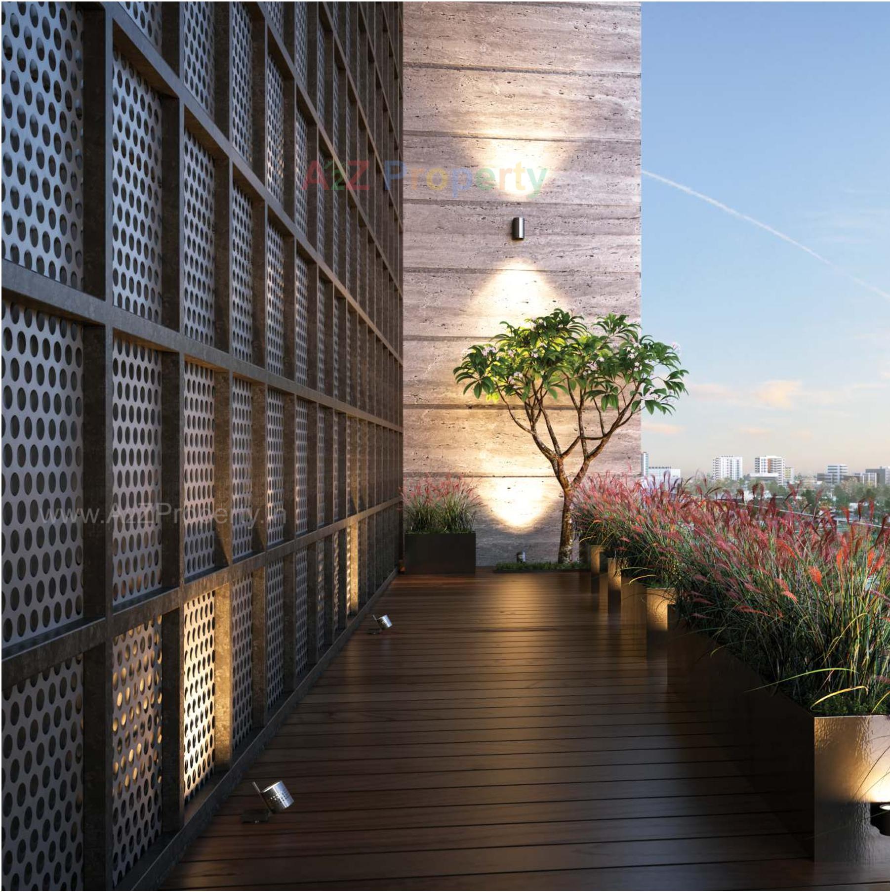 3D Elevation of real estate project Binori Bsquare located at Ambli, Ahmedabad, Gujarat