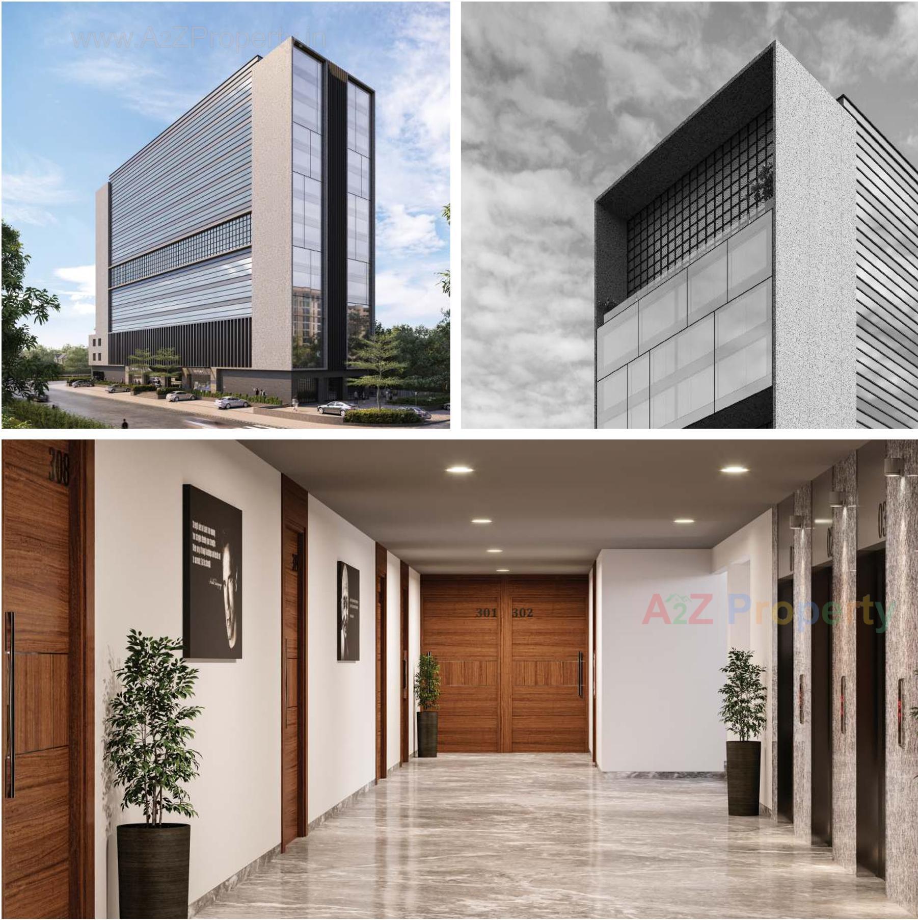 3D Elevation of real estate project Binori Bsquare located at Ambli, Ahmedabad, Gujarat