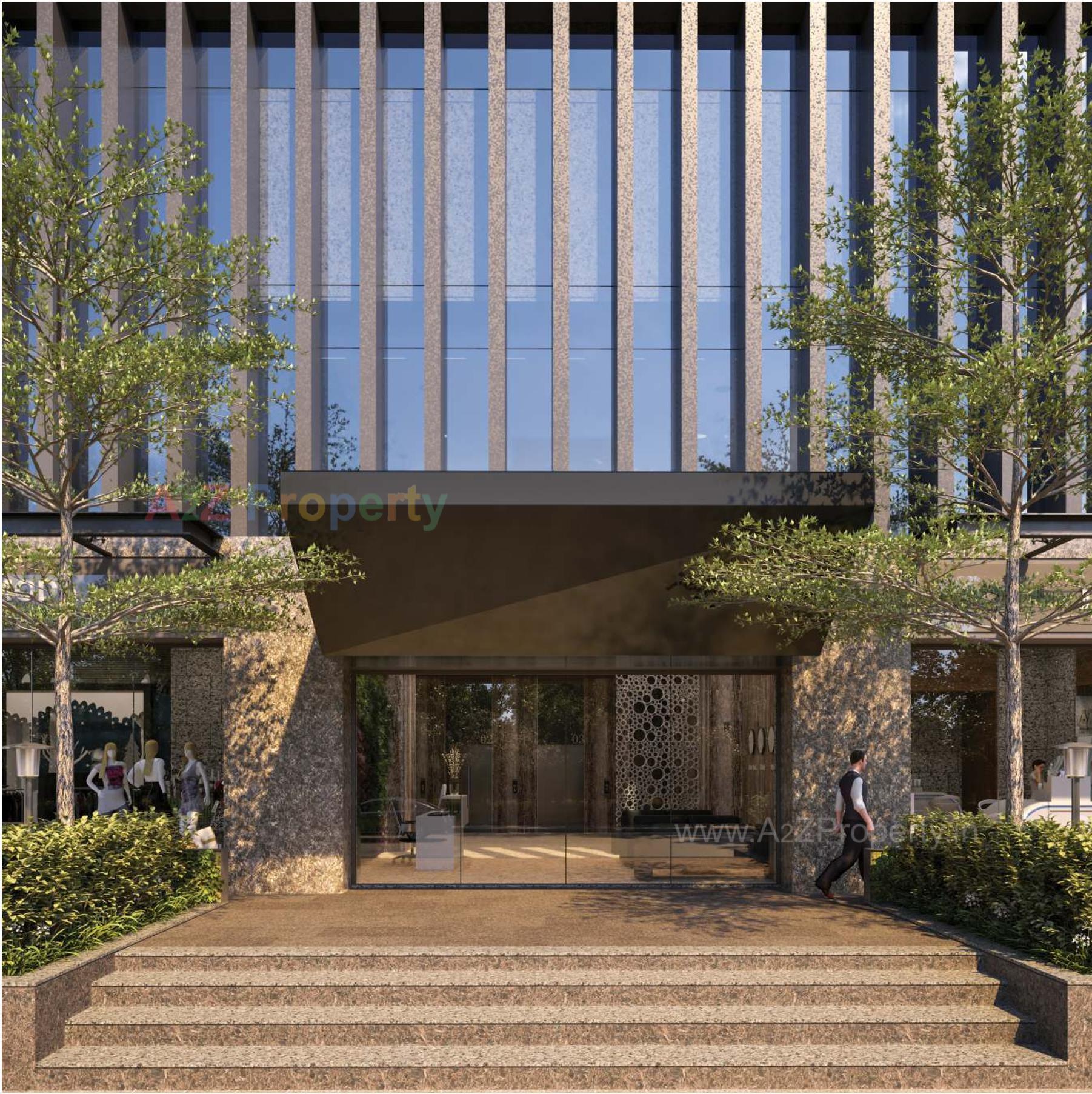 3D Elevation of real estate project Binori Bsquare located at Ambli, Ahmedabad, Gujarat