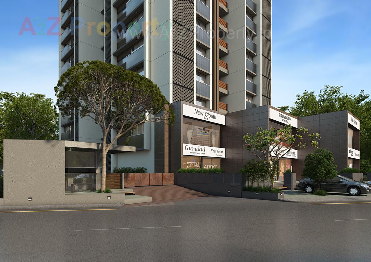 3D Elevation of real estate project Binori Mable located at Vejalpur, Ahmedabad, Gujarat