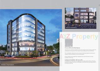 Elevation of real estate project Block located at Chadavad, Ahmedabad, Gujarat