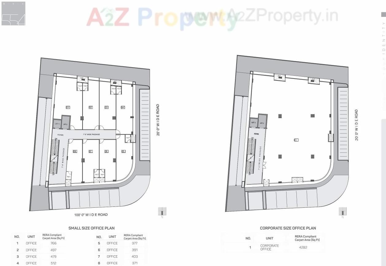 Layout of real estate project Block located at Chadavad, Ahmedabad, Gujarat