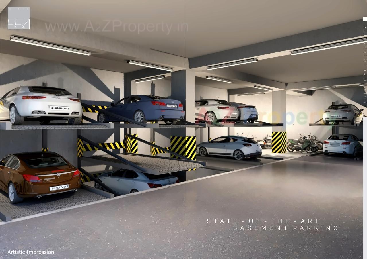 3D Elevation of real estate project Block located at Chadavad, Ahmedabad, Gujarat