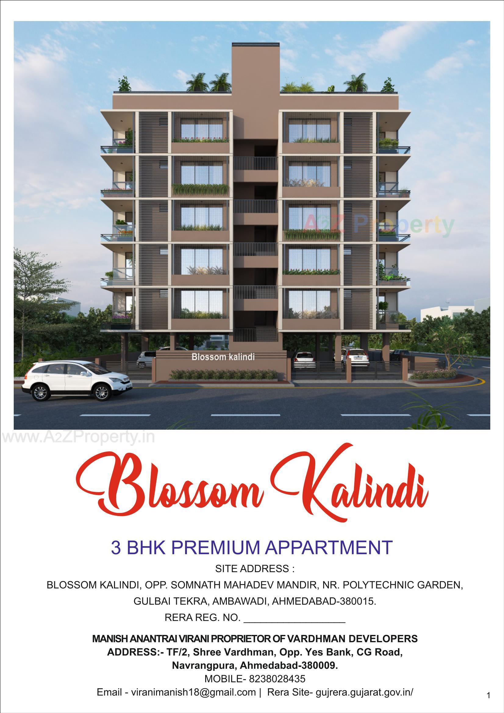 3D Elevation of real estate project Blossom Kalindi located at Ahmedabad, Ahmedabad, Gujarat