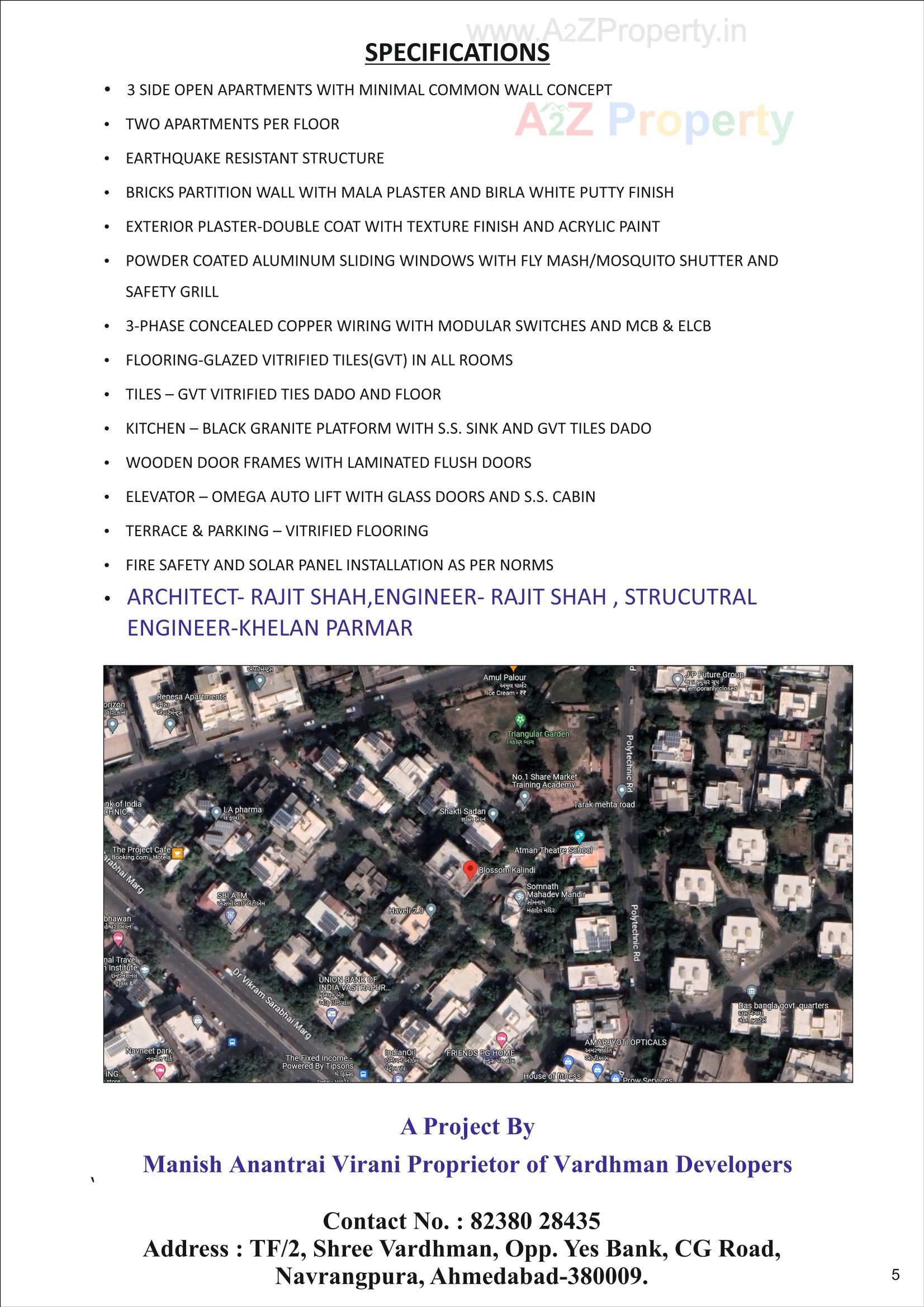  of real estate project Blossom Kalindi located at Ahmedabad, Ahmedabad, Gujarat