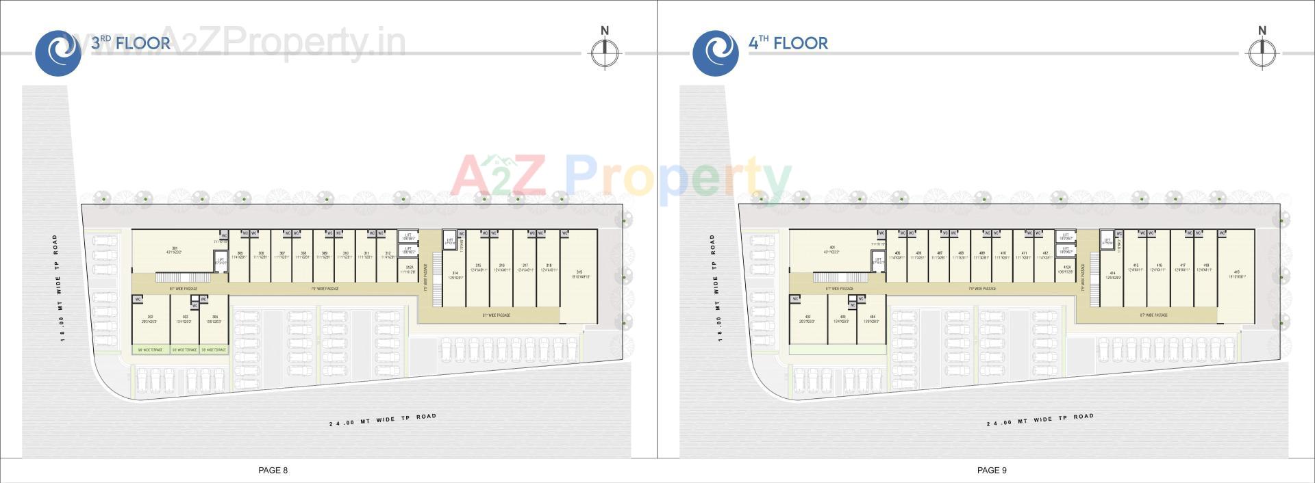 Layout of real estate project Blueberry located at Nikol, Ahmedabad, Gujarat
