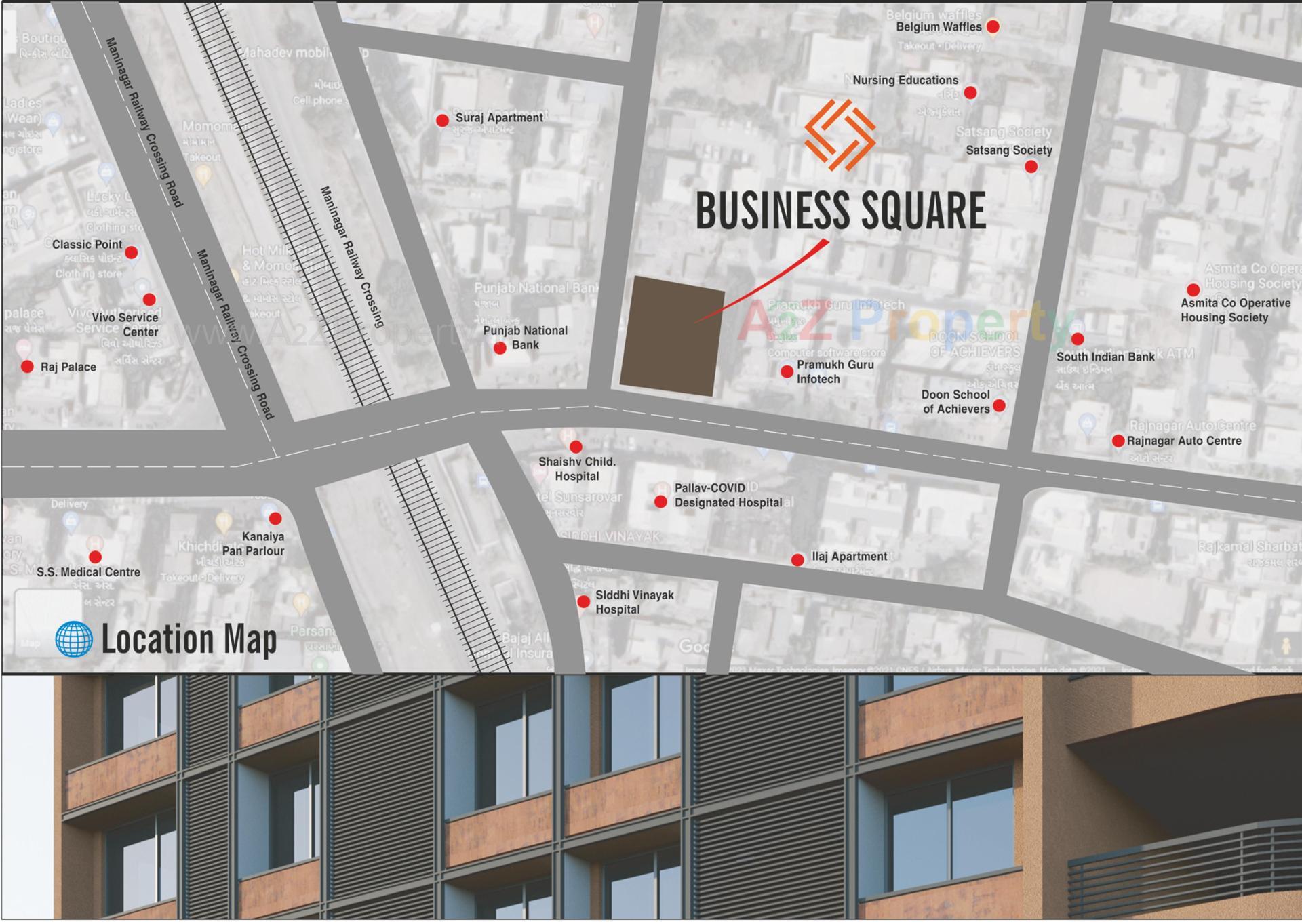  of real estate project Business Square located at Khokhara, Ahmedabad, Gujarat