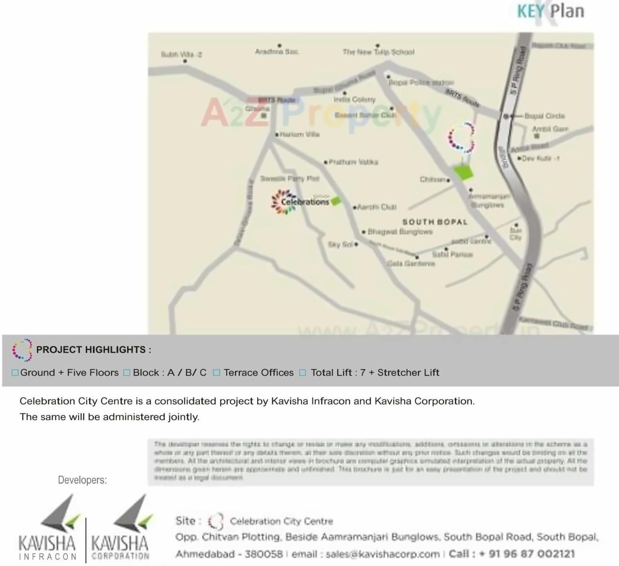  of real estate project C3 Celebration City Center located at Bopal, Ahmedabad, Gujarat