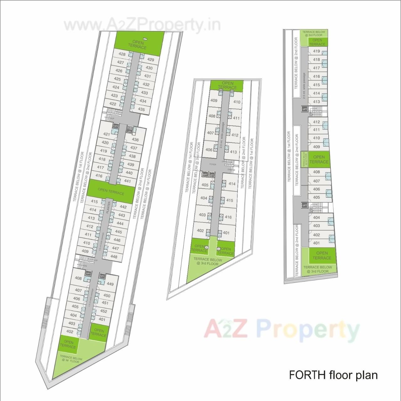 Layout of real estate project C3 Celebration City Center located at Bopal, Ahmedabad, Gujarat