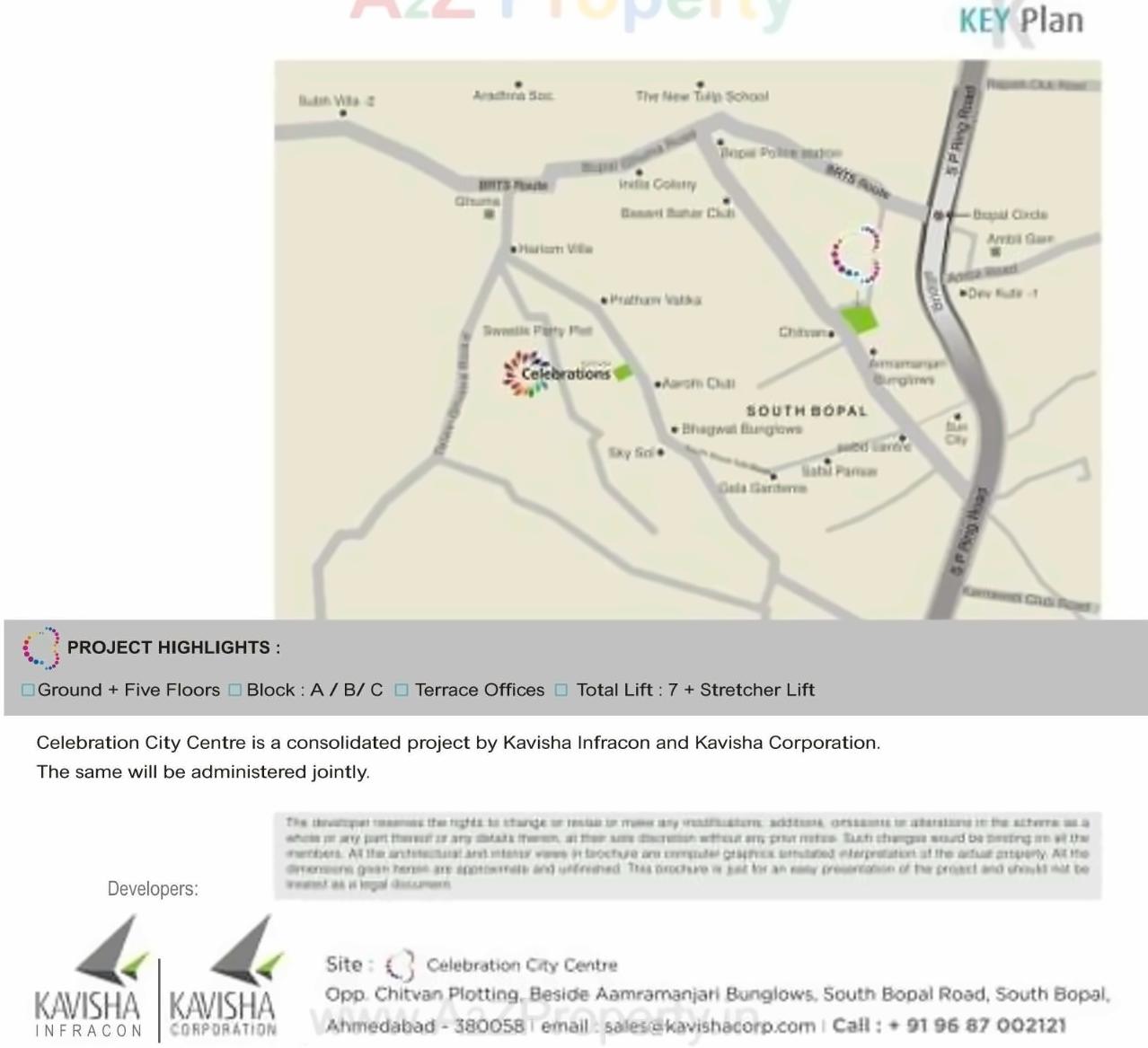  of real estate project C3 Celebration City Center located at Bopal, Ahmedabad, Gujarat