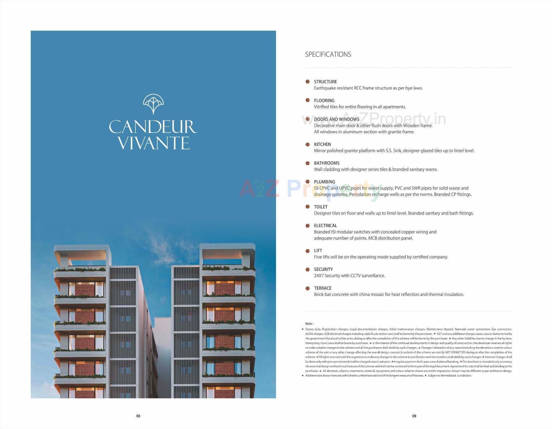  of real estate project Canduer Vivante located at Khodiyar, Ahmedabad, Gujarat
