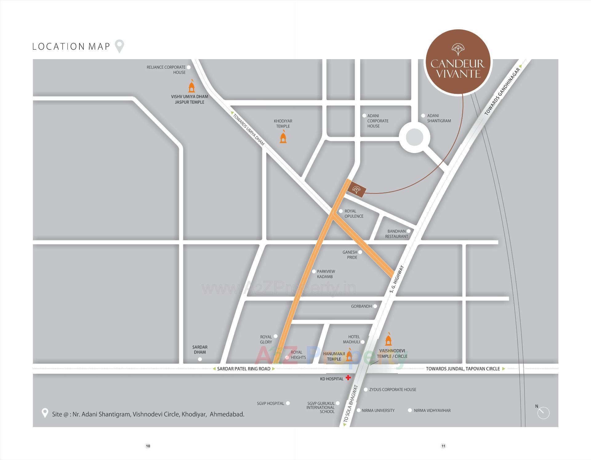  of real estate project Canduer Vivante located at Khodiyar, Ahmedabad, Gujarat