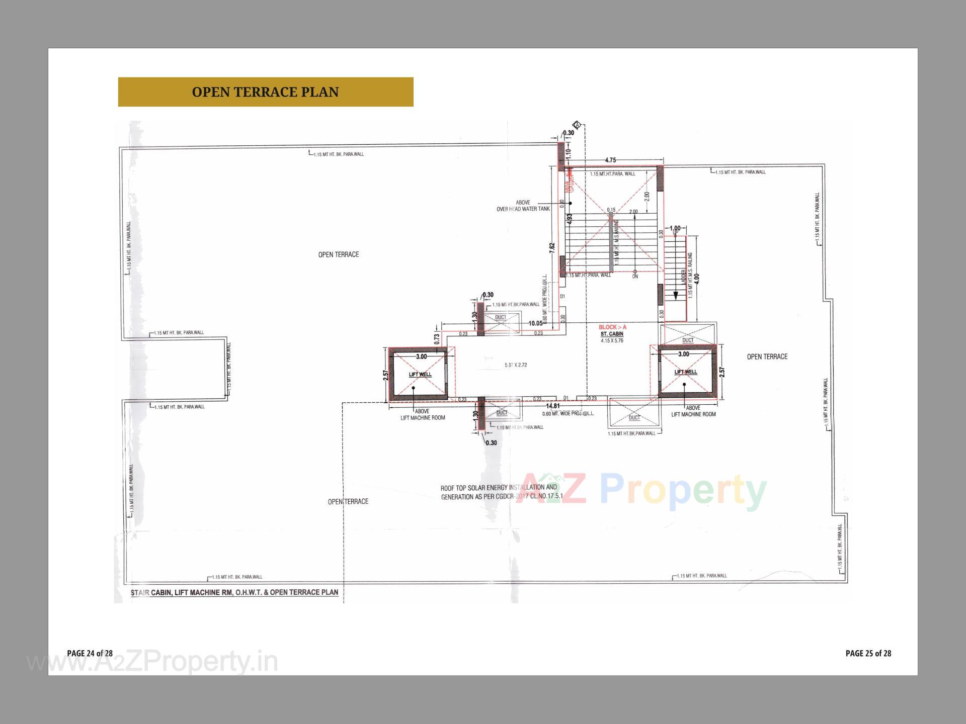 Layout of real estate project Capital Hills located at Nikol-r-s, Ahmedabad, Gujarat