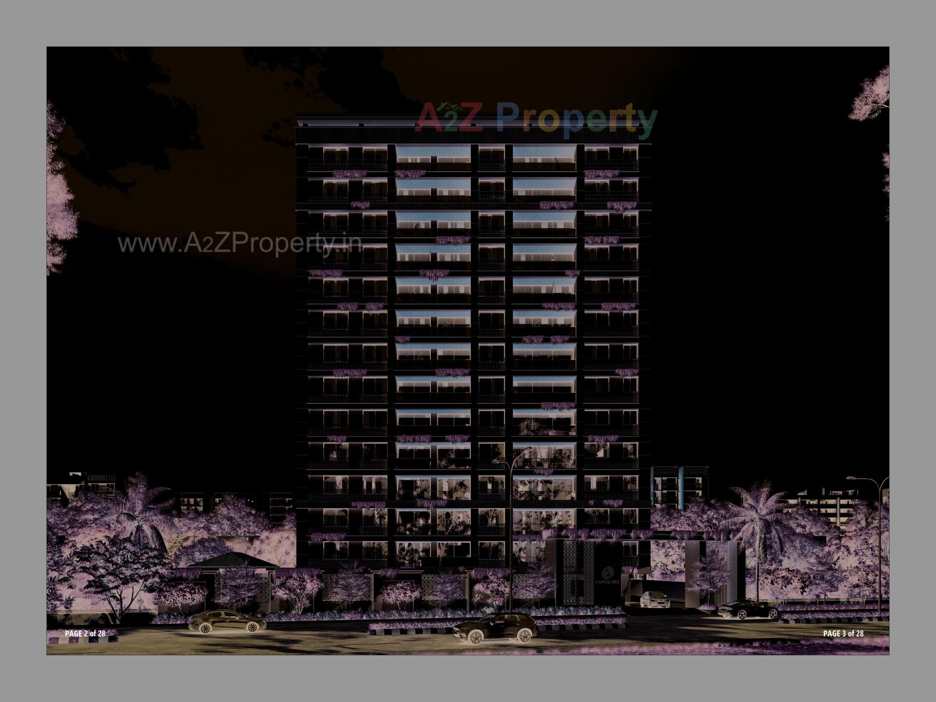 3D Elevation of real estate project Capital Hills located at Nikol-r-s, Ahmedabad, Gujarat