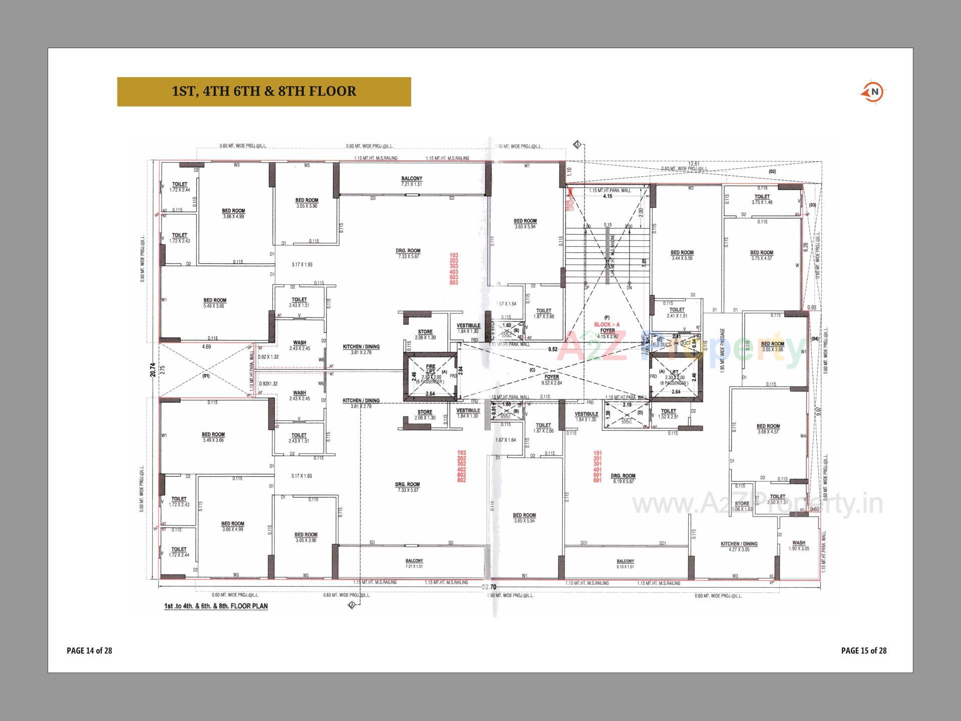 Layout of real estate project Capital Hills located at Nikol-r-s, Ahmedabad, Gujarat