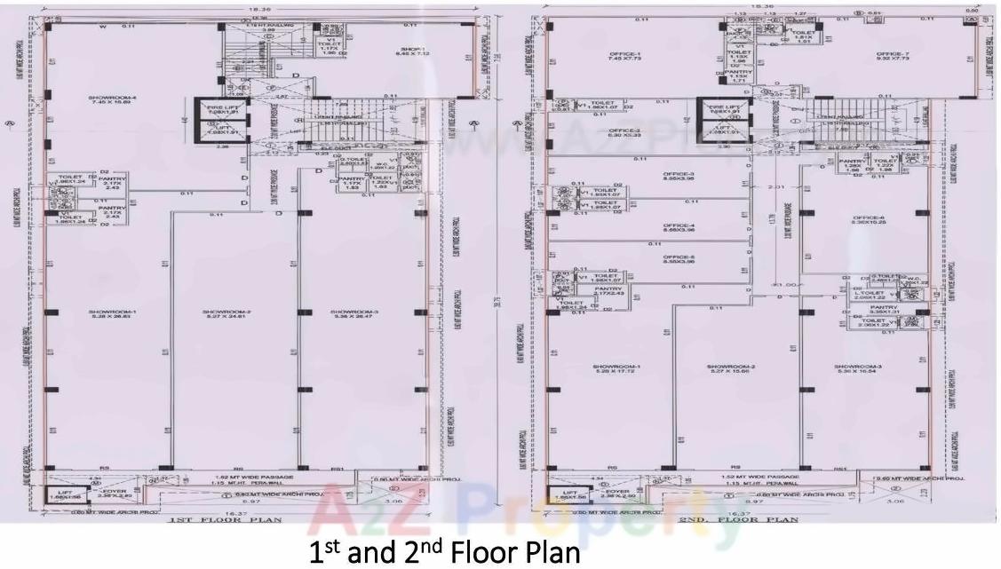 Layout of real estate project Capital One located at Ahmedabad, Ahmedabad, Gujarat