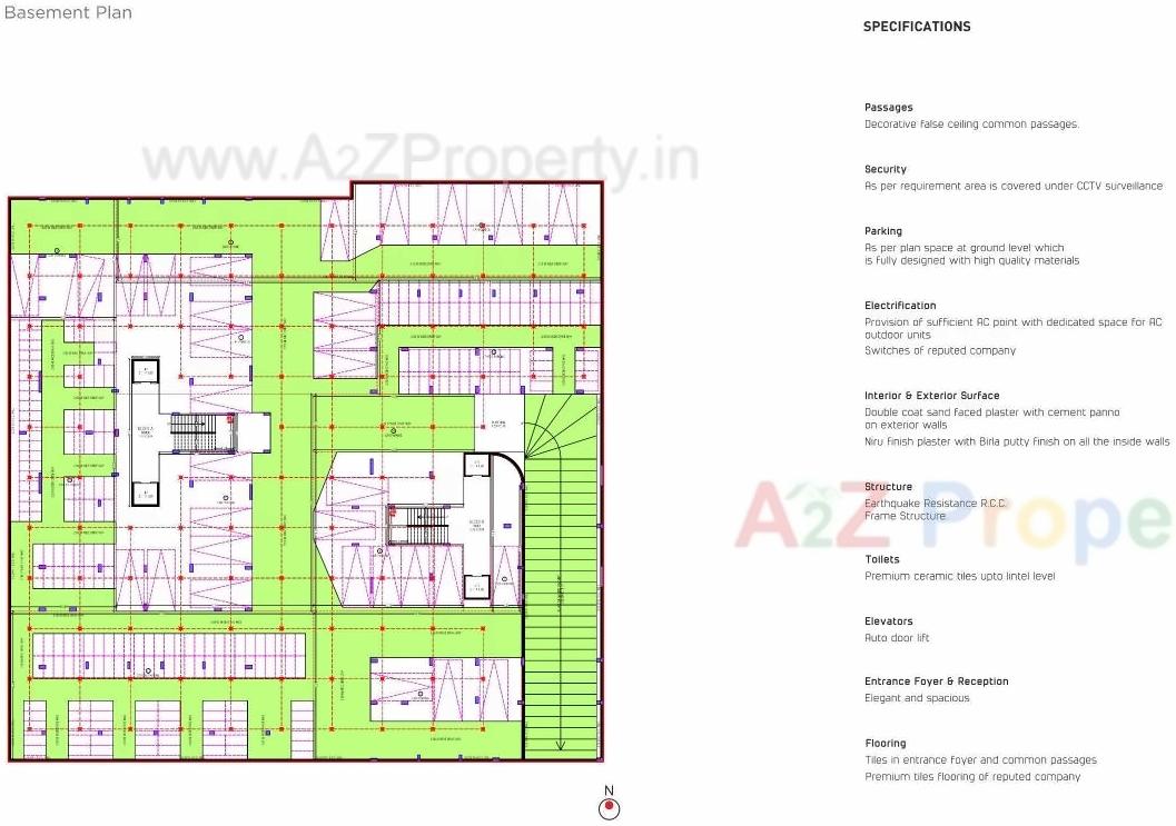 Layout of real estate project Casa Amplio located at Shilaj, Ahmedabad, Gujarat