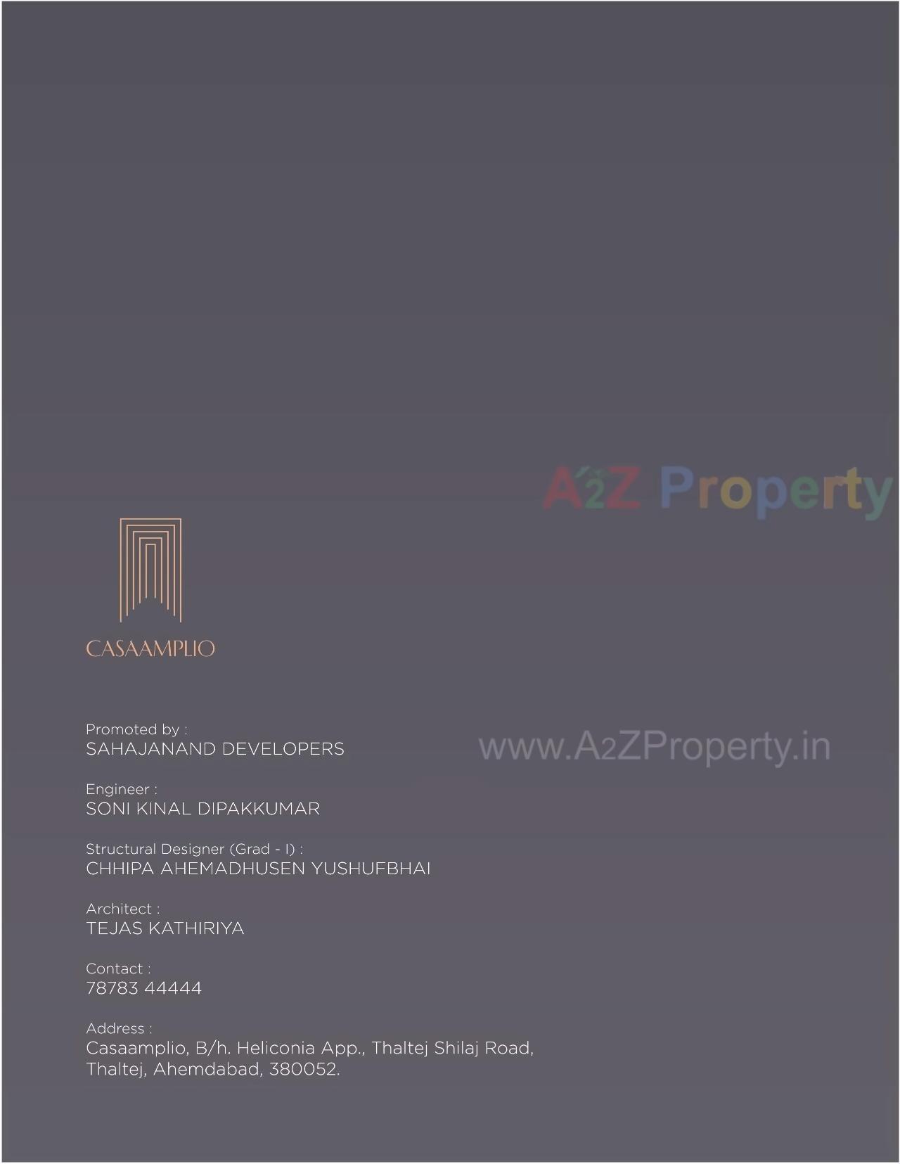  of real estate project Casa Amplio located at Shilaj, Ahmedabad, Gujarat