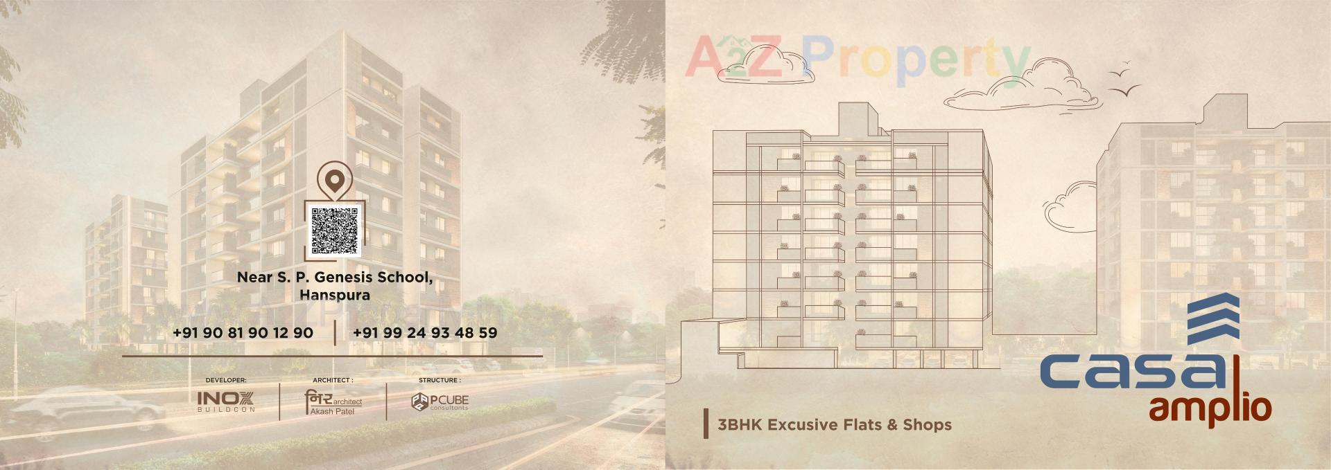  of real estate project Casa Amplio located at Hanspura, Ahmedabad, Gujarat