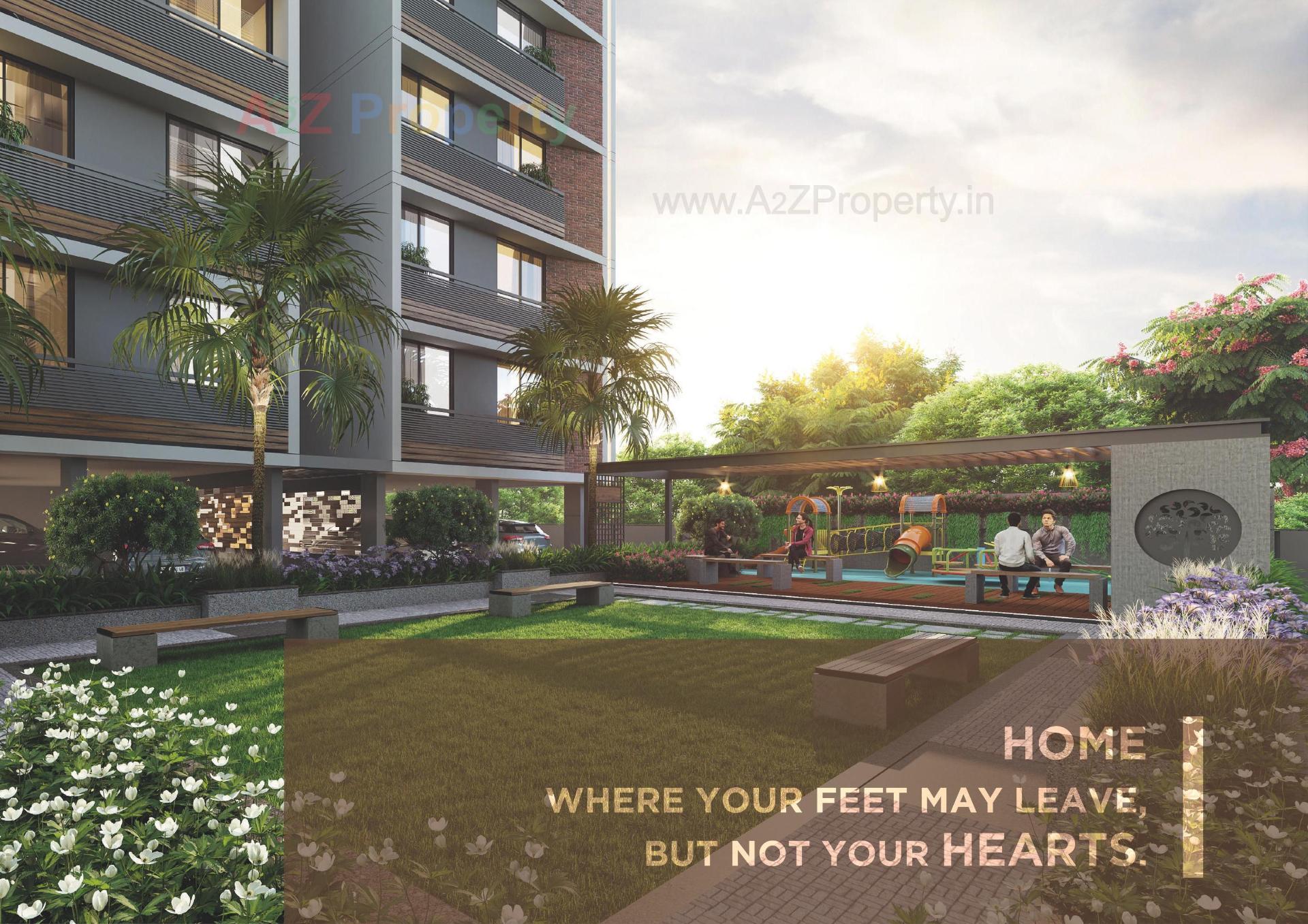 3D Elevation of real estate project Casa Amplio located at Hanspura, Ahmedabad, Gujarat