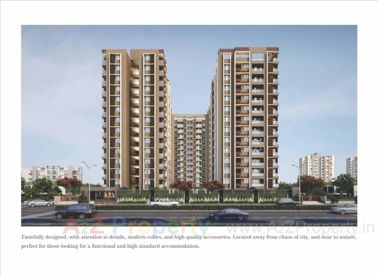 3D Elevation of real estate project Casa Elite located at Dascroi, Ahmedabad, Gujarat