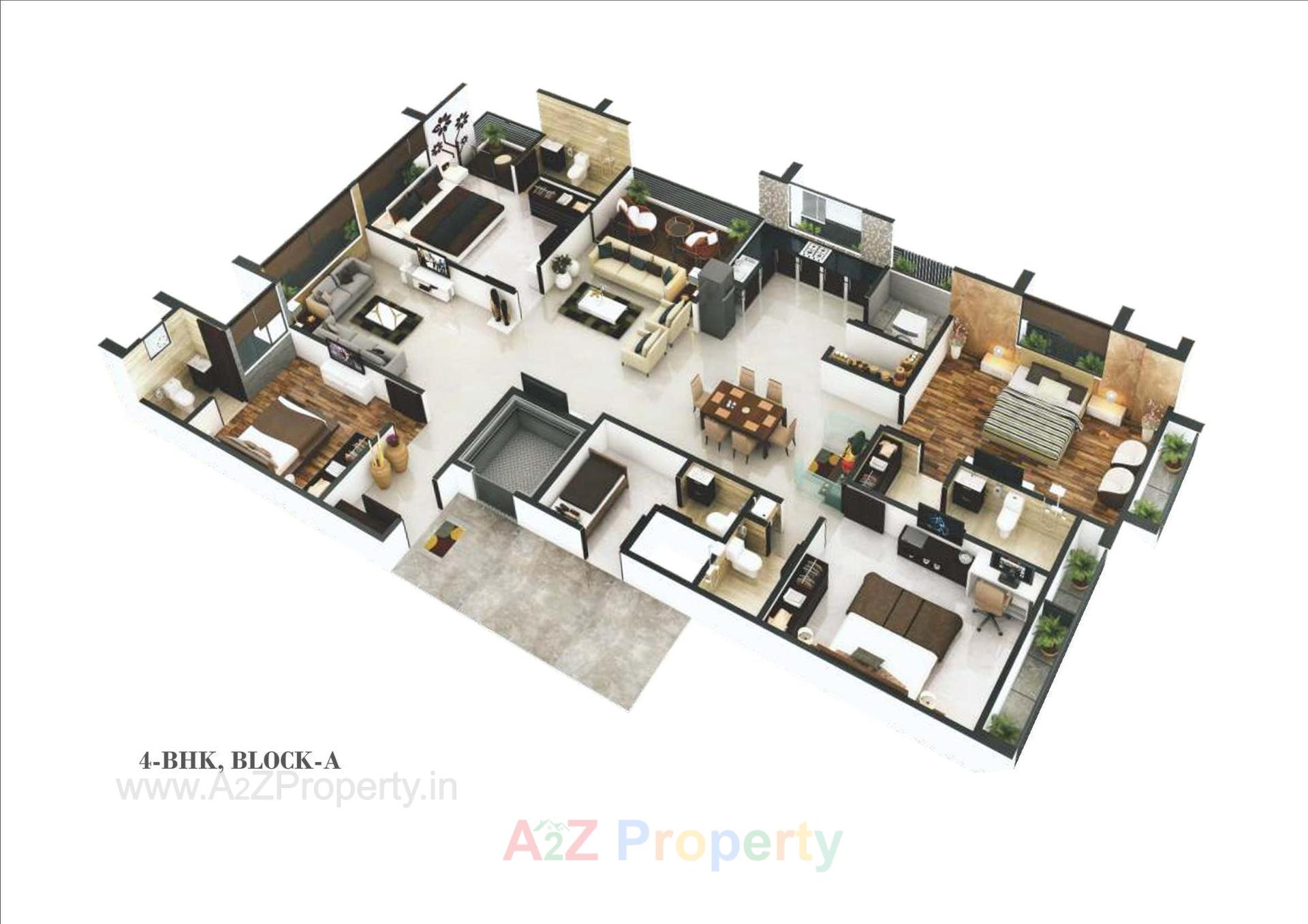 Layout of real estate project Casa Elite located at Dascroi, Ahmedabad, Gujarat