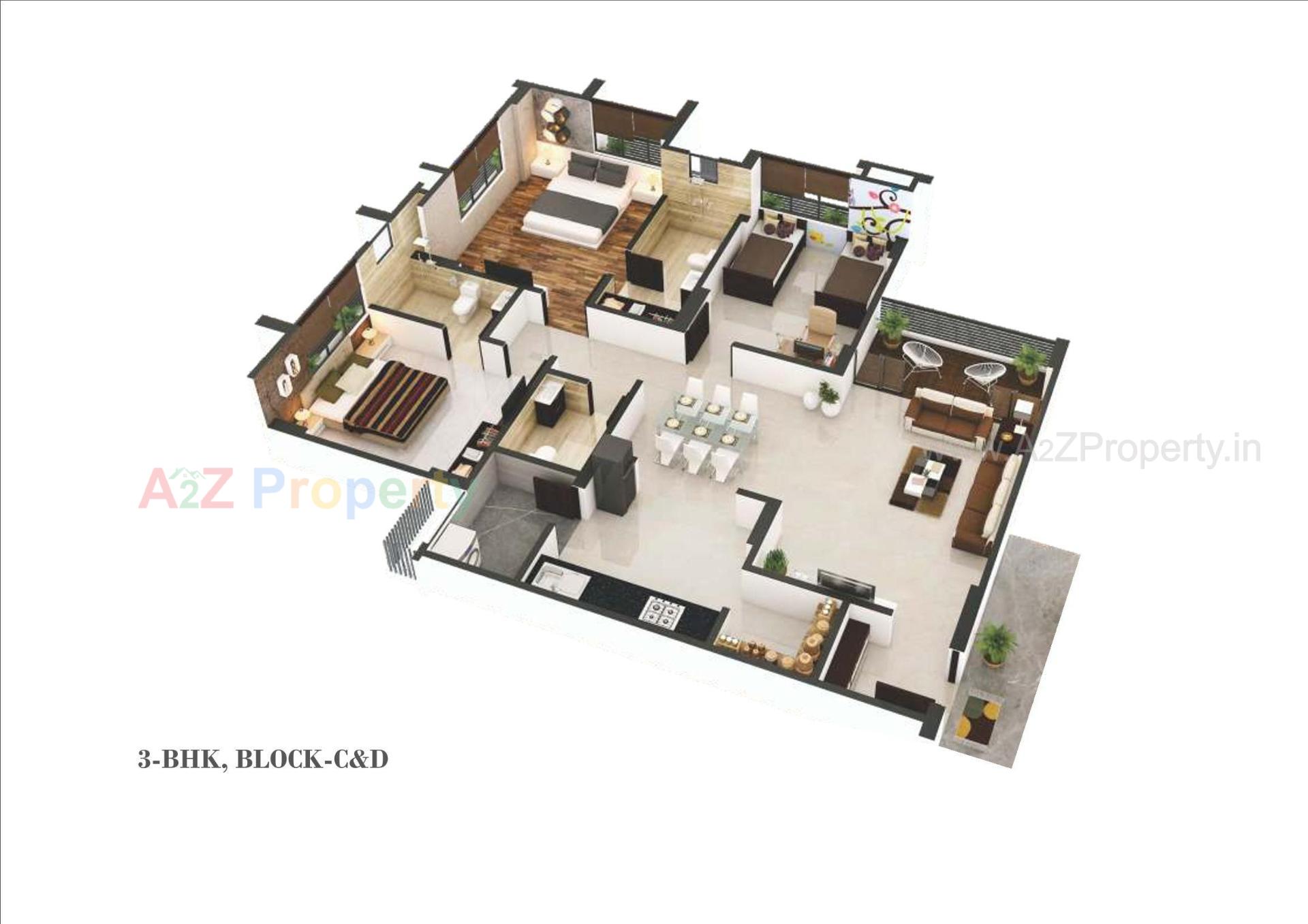 Layout of real estate project Casa Elite located at Dascroi, Ahmedabad, Gujarat