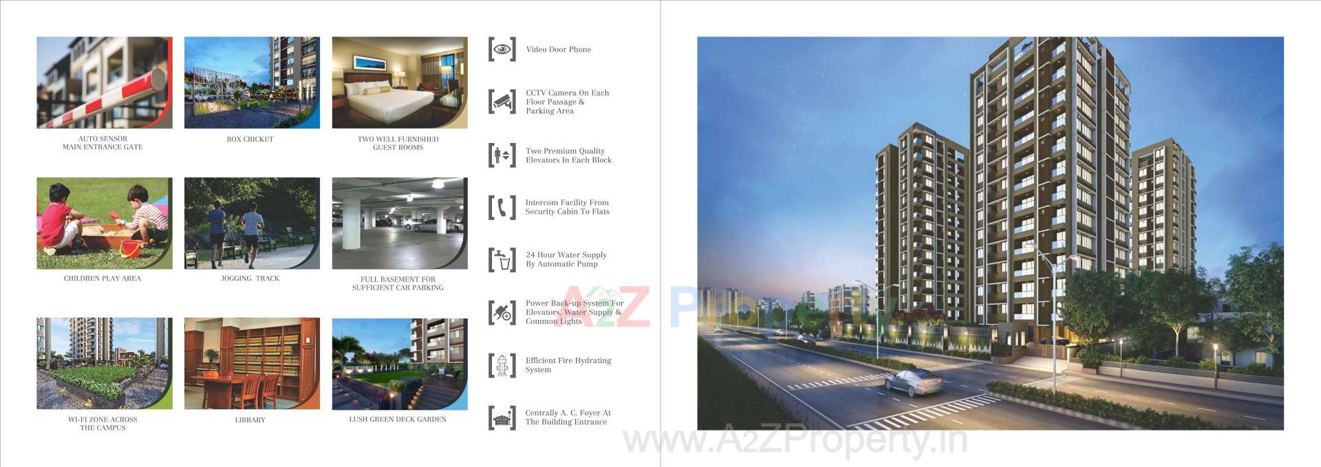 3D Elevation of real estate project Casa Elite located at Dascroi, Ahmedabad, Gujarat