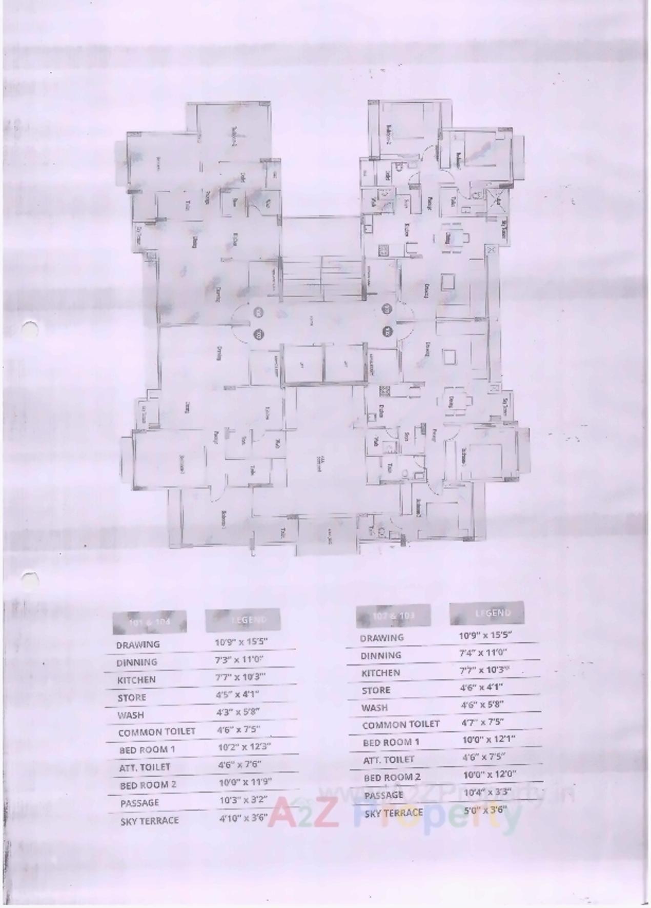 Layout of real estate project Casa Vyoma located at City, Ahmedabad, Gujarat