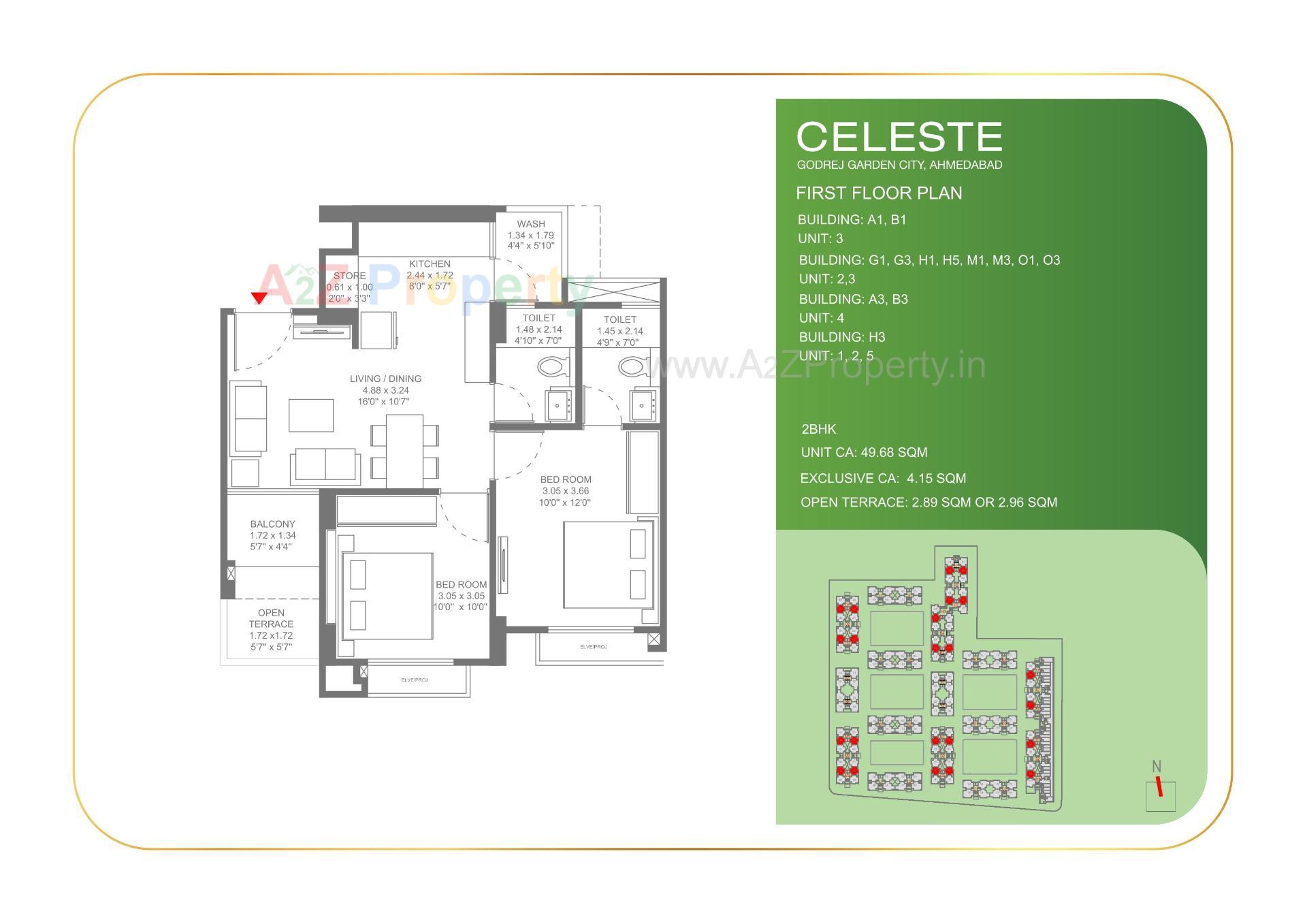 Layout of real estate project Celeste located at Jagatpur-chainpur-tragad, Ahmedabad, Gujarat
