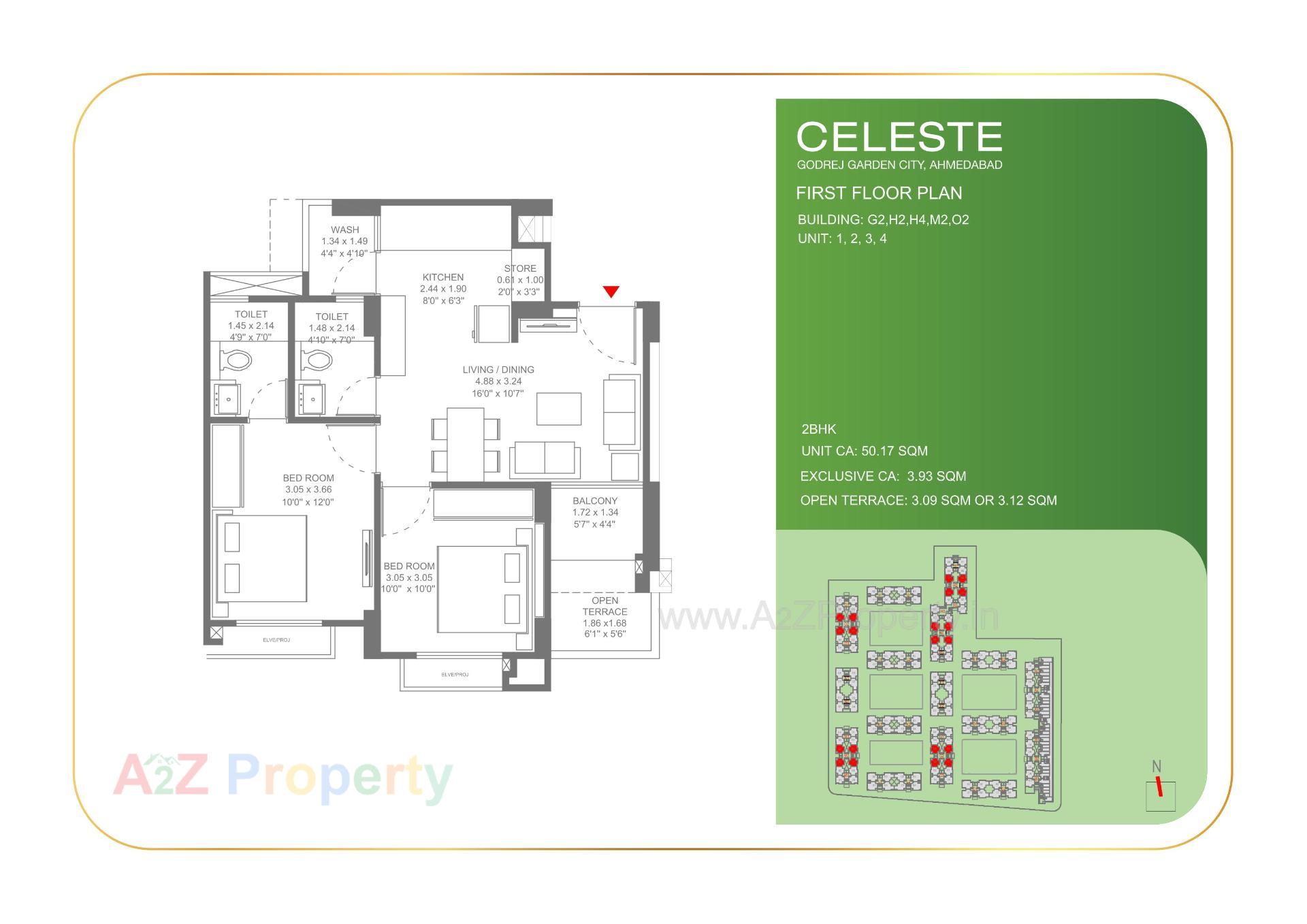 Layout of real estate project Celeste located at Jagatpur-chainpur-tragad, Ahmedabad, Gujarat