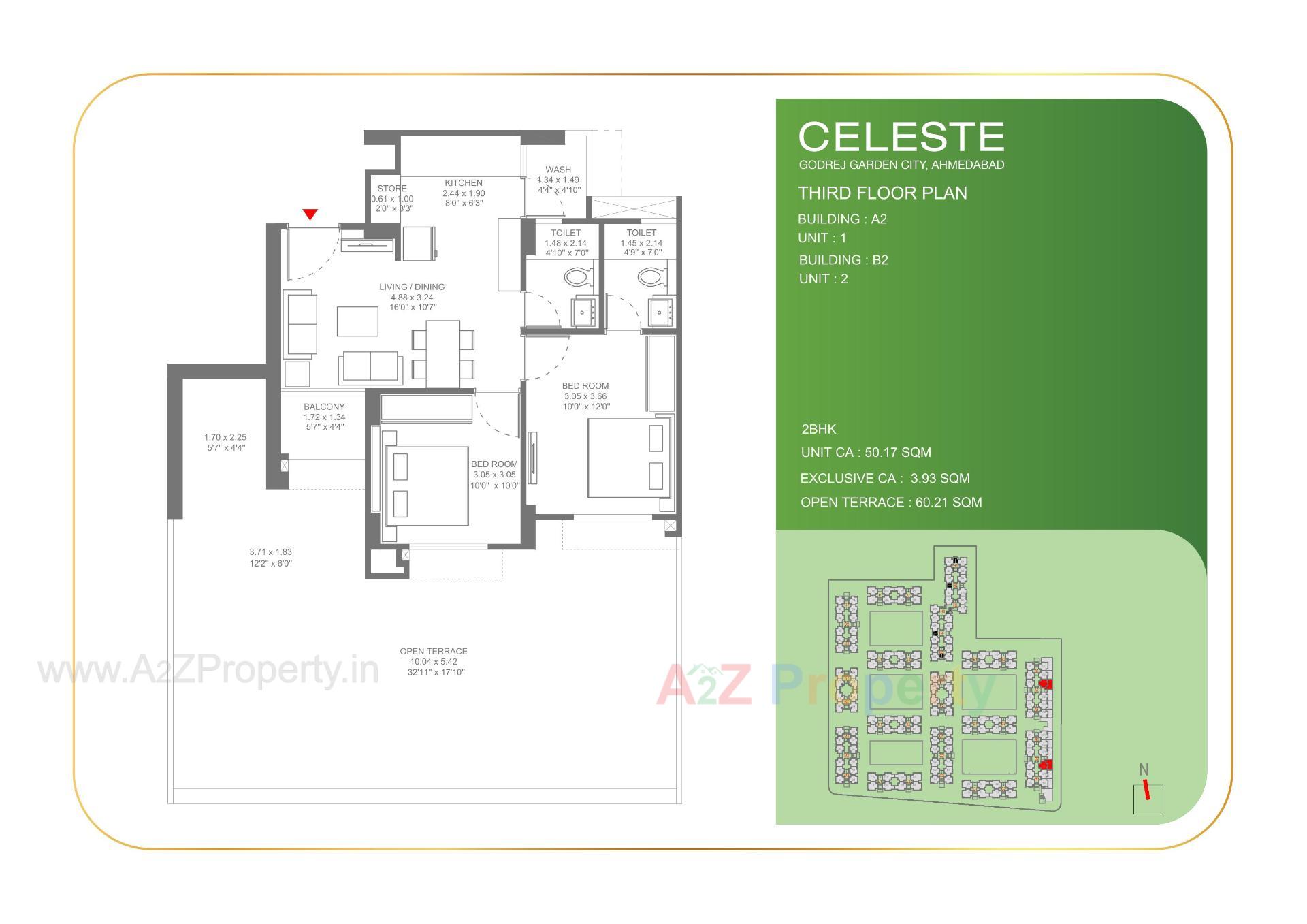 Layout of real estate project Celeste located at Jagatpur-chainpur-tragad, Ahmedabad, Gujarat